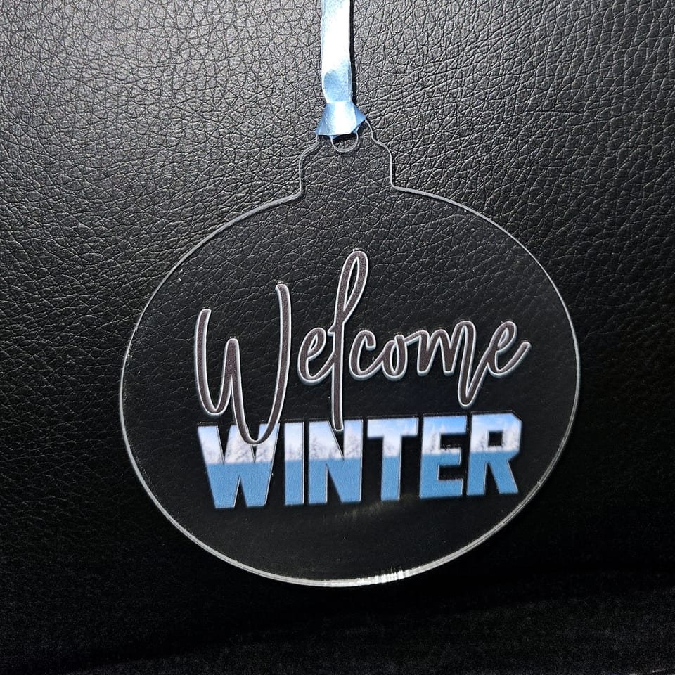 Acrylic Christmas decoration