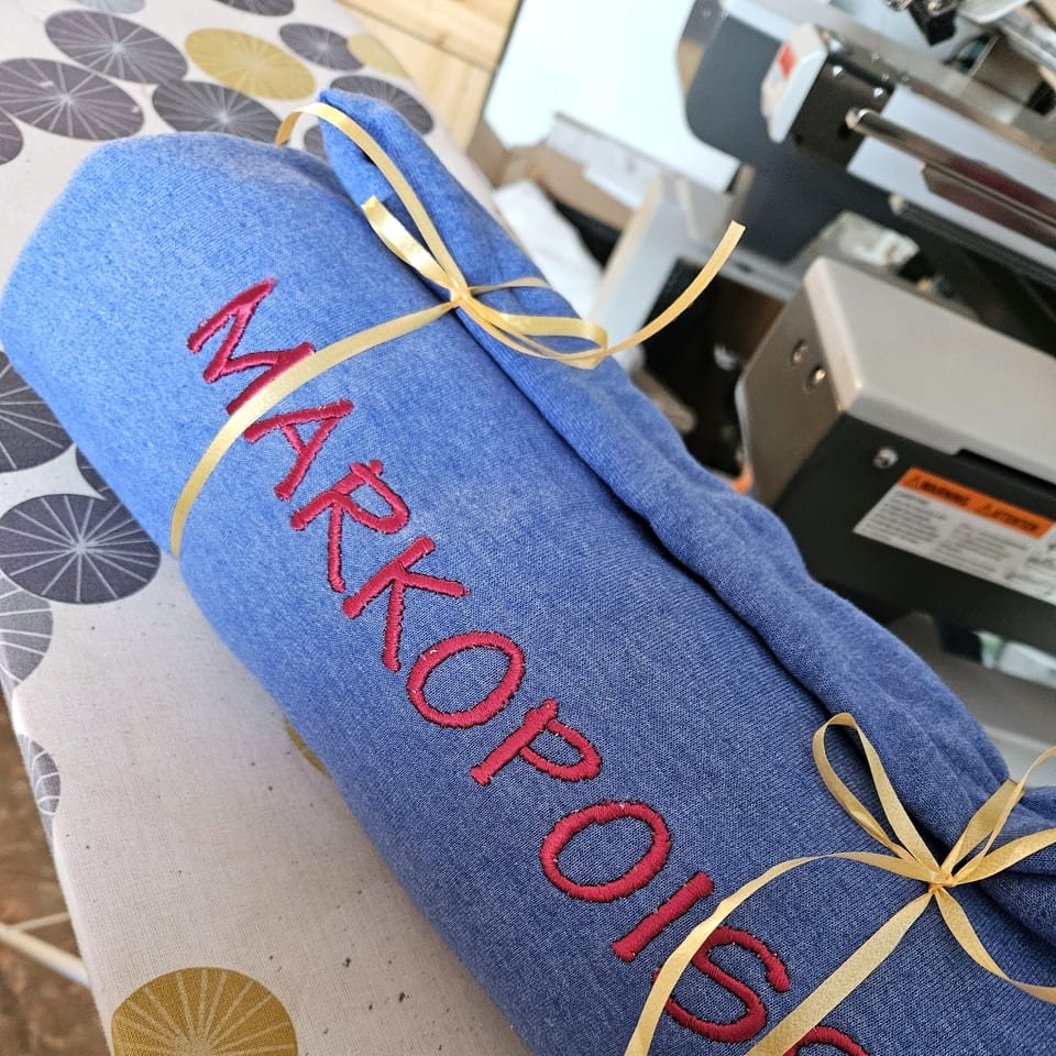 Hoodie with an embroidered name