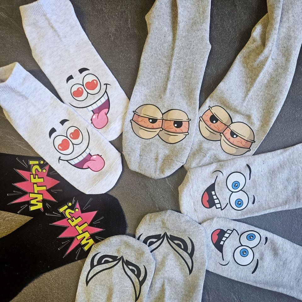 Printed socks
